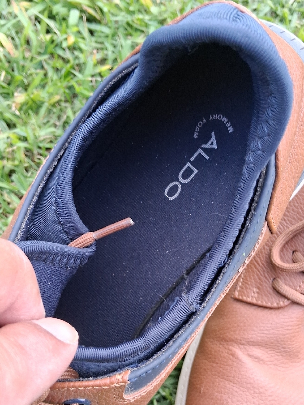 Aldo Men's Tan and Black Sneakers - Picture 12 of 13